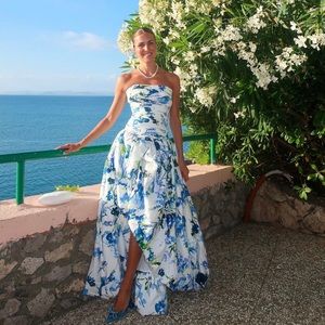 AJE - Violette Bubble Hem Maxi Dress